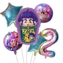 Ballons Anniversaire Demon Hunters 6 Pcs - Enjouet