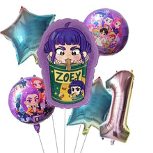 Ballons Anniversaire Demon Hunters 6 Pcs - Enjouet