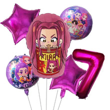Ballons Anniversaire Demon Hunters 6 Pcs - Enjouet