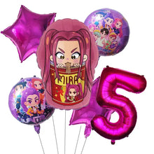 Ballons Anniversaire Demon Hunters 6 Pcs - Enjouet