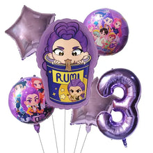 Ballons Anniversaire Demon Hunters 6 Pcs - Enjouet