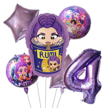 Ballons Anniversaire Demon Hunters 6 Pcs - Enjouet