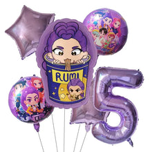 Ballons Anniversaire Demon Hunters 6 Pcs - Enjouet