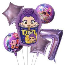 Ballons Anniversaire Demon Hunters 6 Pcs - Enjouet