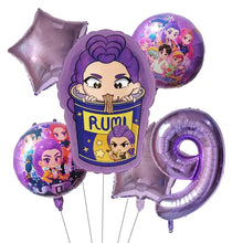 Ballons Anniversaire Demon Hunters 6 Pcs - Enjouet