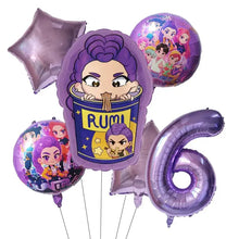 Ballons Anniversaire Demon Hunters 6 Pcs - Enjouet