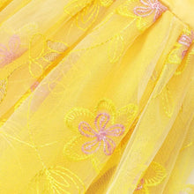 Belle robe Cosplay Tenue de bal florale pour filles -