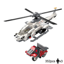 Bloc de construction Hélicoptère Raid Apache - Enjouet