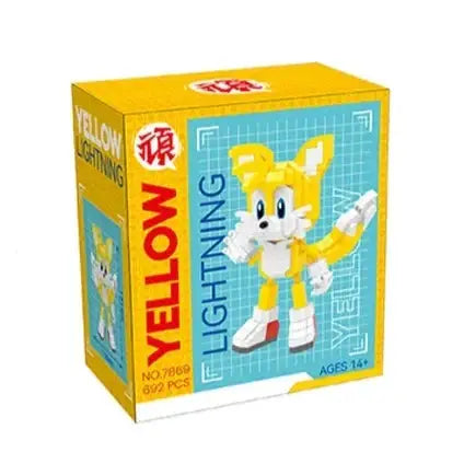 Figurine Di Sonic Da Costruire In Mini Blocchi 1877 Pezzi - Gioiello Di Costruzione - Foto 3