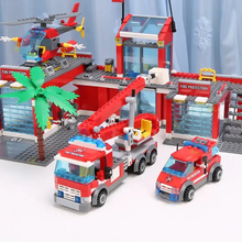 Blocs de construction Station de pompier - Enjouet