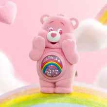 Nounours câlin rose en peluche avec ventre fenêtre arc en ciel et étoiles boîte mystère figurines nounours pop mart