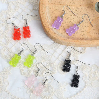 Boucles d’oreilles Bonbons Nounours - Enjouet