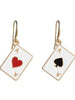 Boucles d’oreilles Cartes Paire d’AS - Enjouet