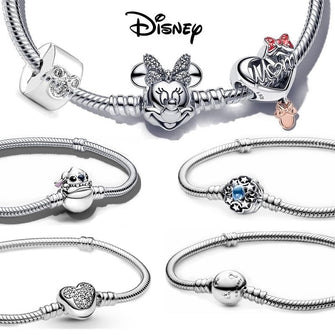 Bracelet Breloque Argent Disney - Enjouet