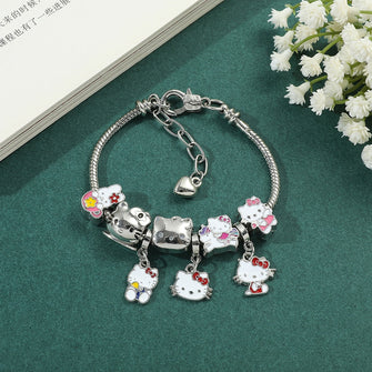 Bracelets Hello Kitty Charms - Enjouet