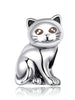 Breloques Pendentifs Argent Petit chat - Enjouet