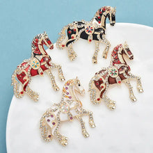Broche Animal cheval luxe - Enjouet