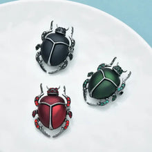 Broche scarabee bleu Elegante - Enjouet