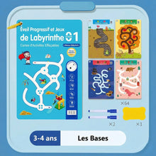 Cahier Jeu labyrinthe réutilisable - Enjouet