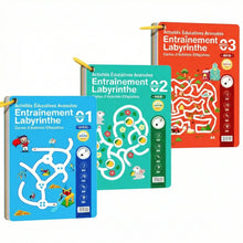 Cahier Jeu labyrinthe réutilisable - Enjouet