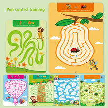 Cahier Jeu labyrinthe réutilisable - Enjouet