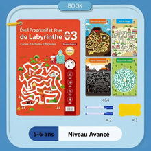 Cahier Jeu labyrinthe réutilisable - Enjouet