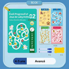 Cahier Jeu labyrinthe réutilisable - Enjouet