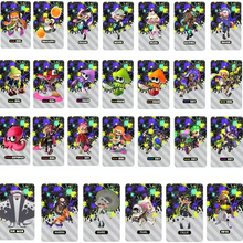 Set de cartes nfc splatoon 2026 colorées avec design d’encre vibrant et illustrations distinctes des personnages