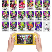 Jeu de cartes nfc splatoon 2026 avec design éclaboussé aux couleurs néon et personnage encreur vert vibrant