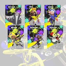 Cartes nfc splatoon 2026 avec designs éclaboussures d’encre vives et personnages stylisés colorés comme inklings et octoling