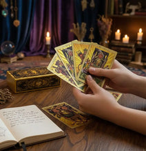 Cartes Oracle Feuilles d’or Version Anglaise - Enjouet