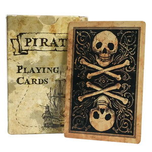Cartas de póker pirata impermeables