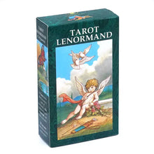 Boîte en carton verte pour tarot lenormand e dans le coffret cartes tarots lenormand multilingue idéale pour déguisement carnaval