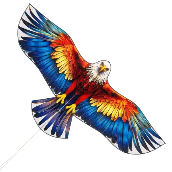 Cerf-volant aigle multicolore de 160 cm avec ligne de 30 m