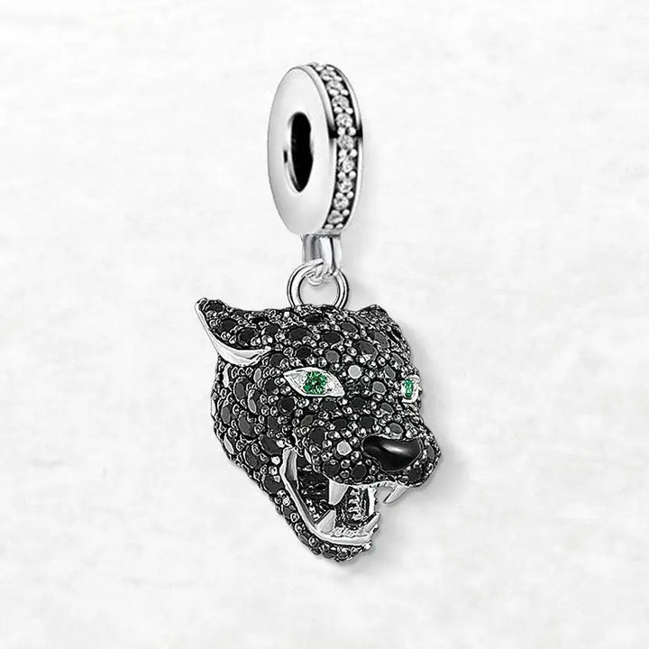 Charme (pendentif) Tête De Jack En Argent Avec Zircons - Neuf Sans Emballage