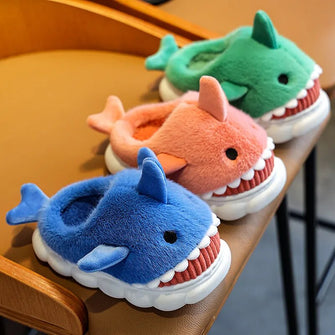 Chaussons Hiver Coton Requin - Enjouet