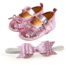 Chaussures Cuirs à paillettes pour bébé - Enjouet