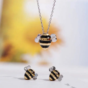 Collier argent Véritable Abeille - Enjouet