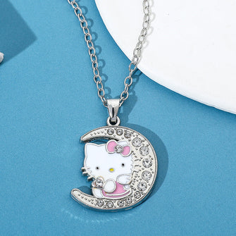 Collier Hello Kitty Lune - Enjouet