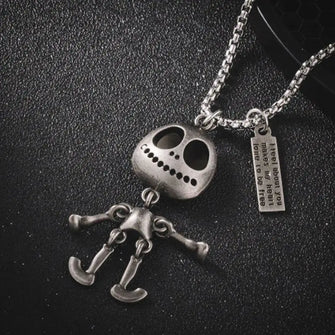 Collier Pendentif Squelette Halloween - Enjouet