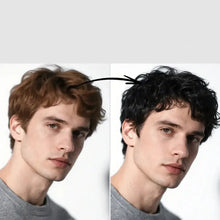 Portrait côte à côte d un homme avec coloration temporaire cheveux en cire colorante pour temporaire cheveux halloween