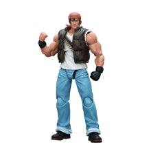 Figurines combattants escouade militaire 1/18 avec figurine musclée bandeau rouge gilet noir et ceinture munitions