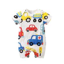 Combinaison Bébé Véhicules Couleurs - Enjouet