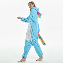 Combinaison Pyjama Licorne bleue pour femmes - Enjouet