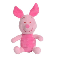 Peluche compagnon l’ourson gourmand modèle rose en tissu doux avec visage cousu en forme de cochon rose