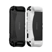 Coque ergonomique noire en tpu pour nintendo switch 2 avec zone de grip texturée et design moderne élégant