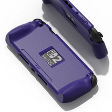 Coque standgrip savage raven pour nintendo switch 2 grip violet texturé avec accents noirs pour une meilleure prise en main