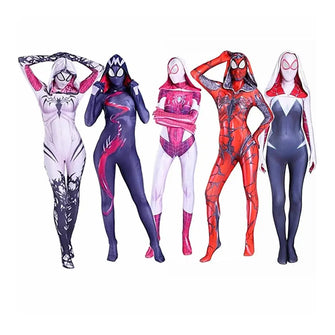 Costume Cosplay Spider Gwen Femme et Fille - Enjouet