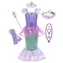 Costume de Cosplay sirène Ariel pour filles - Enjouet