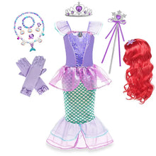 Costume de Cosplay sirène Ariel pour filles - Enjouet